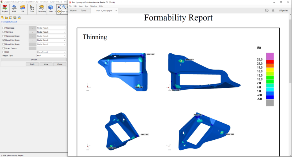 Blank Size Engineering in Dynaform illustration