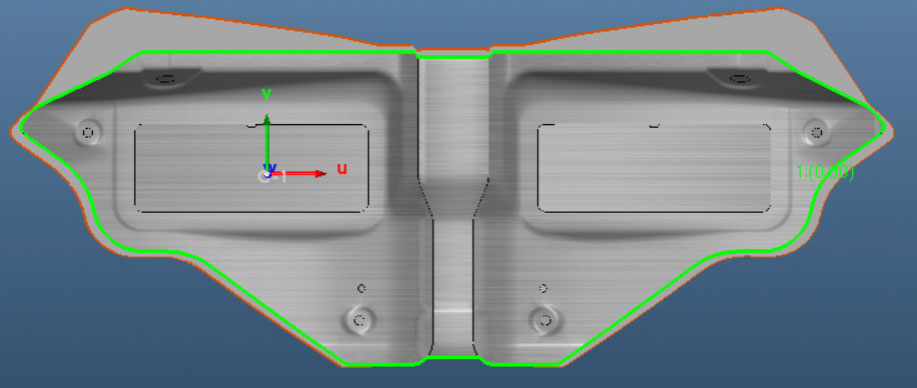 Sheetmetal unfold symmetry options