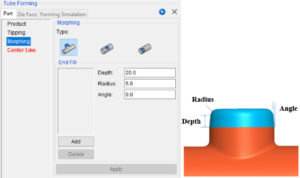 tube forming morphing